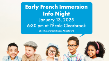 Early French Immersion Info Night Early French Immersion Info Night